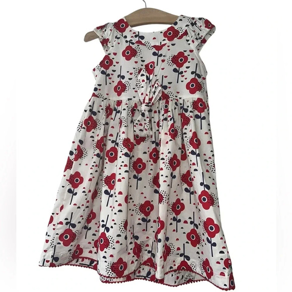 deux par deux Other - Deux par Deux white blue red floral dress sz 6
